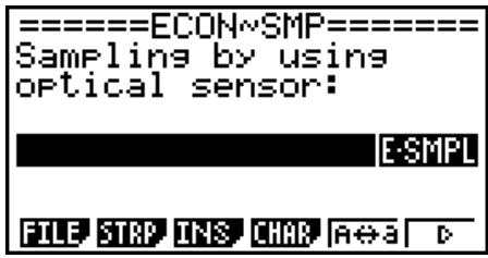 CASIO FX-9860GII - - To insert an Econ Strip into an eActivity file - 3