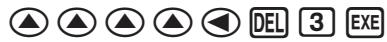 CASIO FX-9860GII - Example To change “1+2” to “1+3” and recalculate - 1
