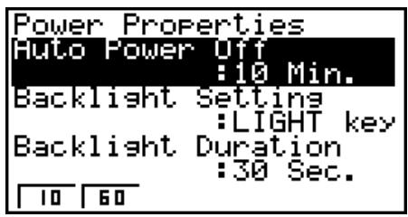 CASIO FX-9860GII - - To specify the Auto Power Off trigger time - 1