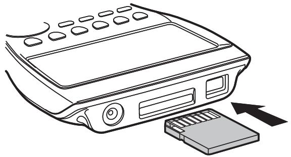 CASIO FX-9860GII - - To insert an SD card - 1