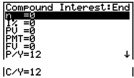 CASIO FX-9860GII - Compound Interest - 1
