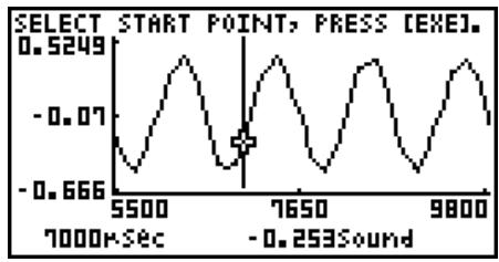 CASIO FX-9860GII - - To transform sampled data to list data - 1