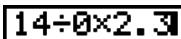 CASIO FX-9860GII - Making Corrections in the Original Calculation - 2
