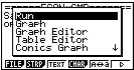 CASIO FX-9860GII - - To insert an Econ Strip into an eActivity file - 1