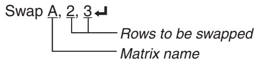 CASIO FX-9860GII - Using Matrix Row Operations in a Program (Not available on the fx-7400GII) - 1