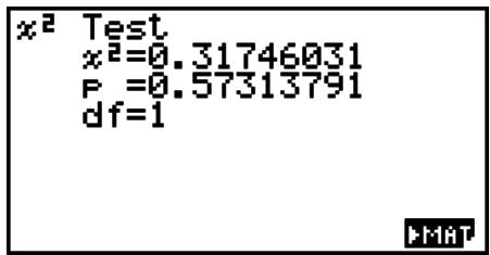 CASIO FX-9860GII - Calculation Result Output Example - 1