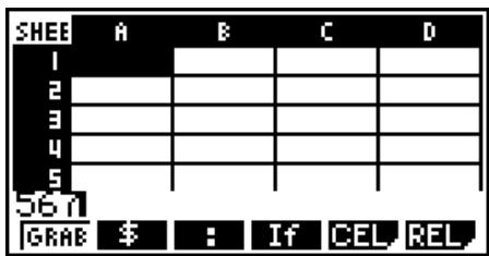 CASIO FX-9860GII - - To overwrite data currently in a cell with new data - 1
