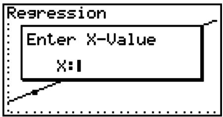 CASIO FX-9860GII - - Estimated Value Calculation for Regression Graphs - 1