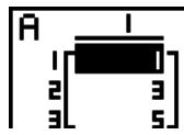 CASIO FX-9860GII - Example To delete column 2 - 1