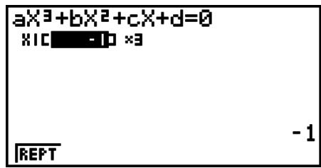 CASIO FX-9860GII - Example To solve the cubic equation (Angle unit = Rad) - 2