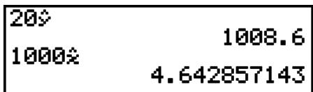 CASIO FX-9860GII - ■ Estimated Value Calculation (, ) - 2