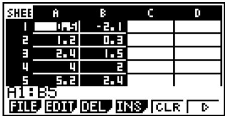 CASIO FX-9860GII - - To perform paired-variable statistical calculations and regression calculations - 1