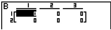 CASIO FX-9860GII - - To specify the dimensions (size) of a matrix - 7