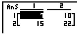 CASIO FX-9860GII - - Squaring a Matrix - 1