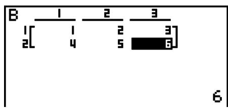 CASIO FX-9860GII - - To input cell values - 2