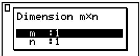 CASIO FX-9860GII - Example To create a 2-row × 3-column matrix - 1
