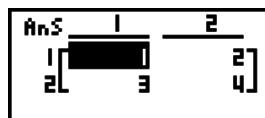 CASIO FX-9860GII - - Determining the Absolute Value, Integer Part, Fraction Part, and Maximum Integer of a Matrix [OPTN]-[NUM]-[Abs]/[Frac]/[Int]/[Intg] - 1