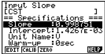 CASIO FX-9860GII - If you are editing the configuration of an existing custom probe: - 2