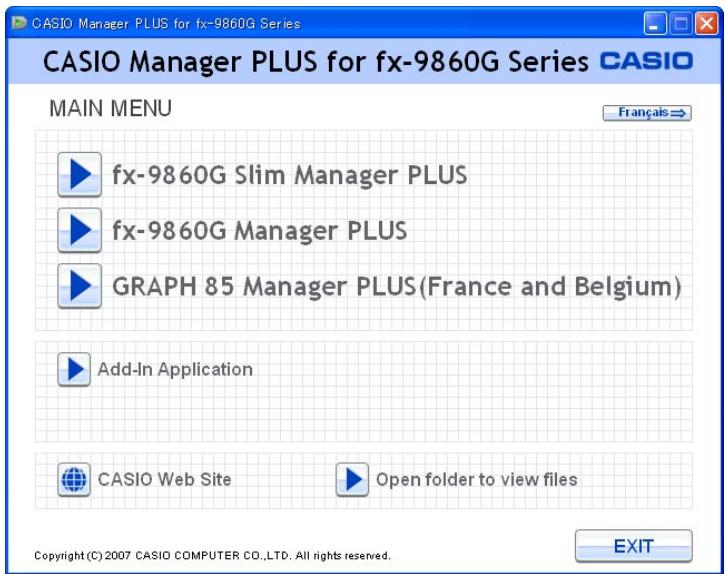 CASIO FX-9860G SLIM MANAGER PLUS - To install fx-9860G Slim Manager PLUS - 1