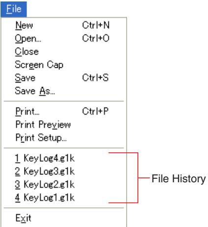 CASIO FX-9860G SLIM MANAGER PLUS - File Menu - 1