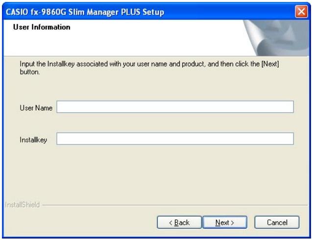 CASIO FX-9860G SLIM MANAGER PLUS - Click "Install fx-9860G Slim Manager PLUS". - 3