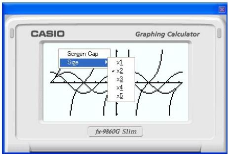 CASIO FX-9860G SLIM MANAGER PLUS - Shortcut Menu - 3
