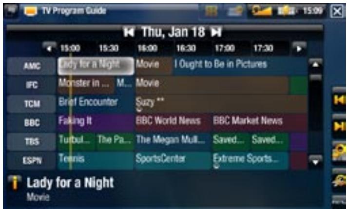 TV Program Guide Thu, Jan 18 AMC Lady for a Night Movie I Ought to Be in Pictures IFC Monster in ... M... Movie TCM Brief Encounter Suzy ** BBC Faking It BBC World News BBC Market News TBS Turbul... The Pa... The Megan Mull... Saved... Saved... ESPN Tennis SportsCenter Extreme Sports... Lady for a Night Movie
