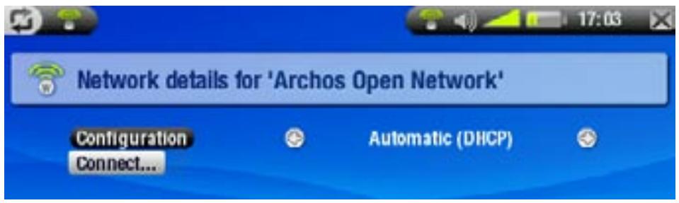 ARCHOS 604 WIFI - OPEN NETWORKS - 1