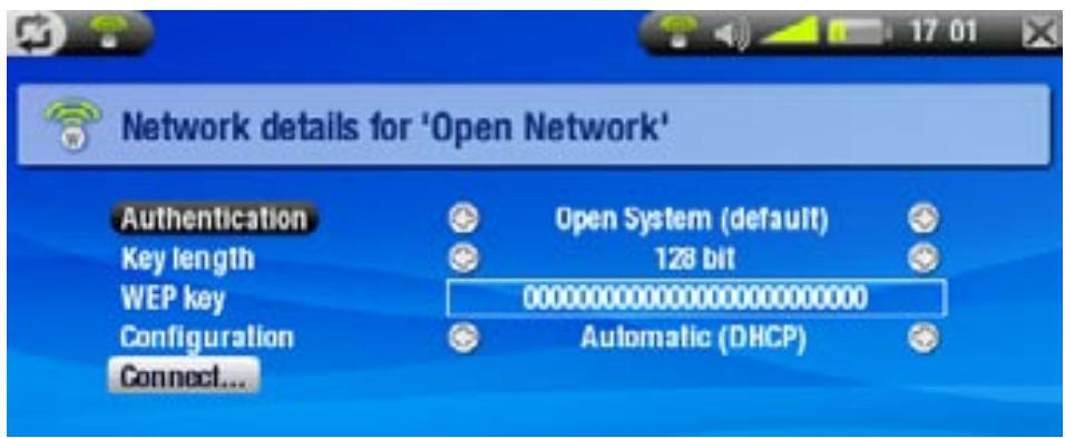 ARCHOS 604 WIFI - PROTECTED NETWORKS (WEP, WPA OR WPA2 KEY) - 1