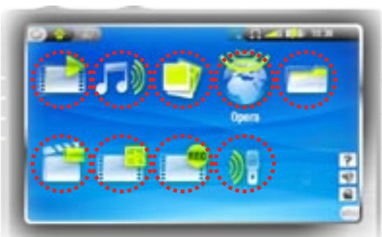 ARCHOS 604 WIFI - Menu - 2