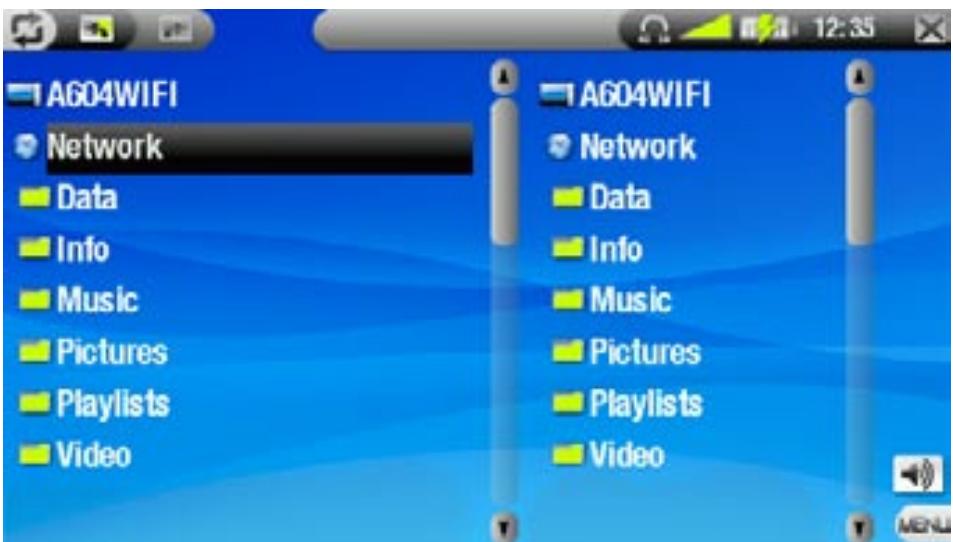 ARCHOS 604 WIFI - BROWSING OTHER COMPUTERS ON THE NETWORK - 1