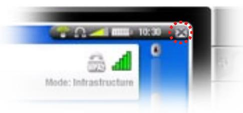 ARCHOS 604 WIFI - Status Bar - 1