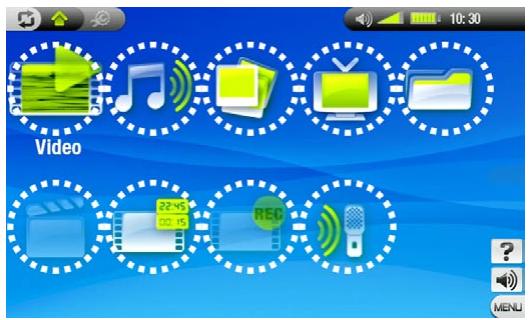 ARCHOS 704 TV - Contextual Menu - 2