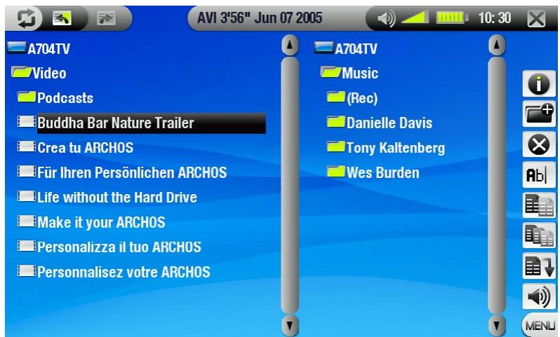 ARCHOS 704 TV - USING THE BROWSER - 2
