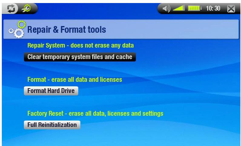 ARCHOS 704 TV - Repair & Format tools - 1