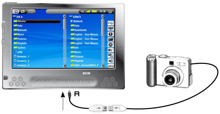 ARCHOS 704 TV - USB HOST CONNECTION - 1