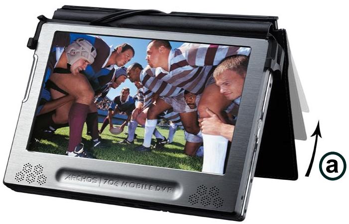 ARCHOS 704 TV - POSITIONING THE ARCHOS 704 TV FOR BETTER RECEPTION - 1