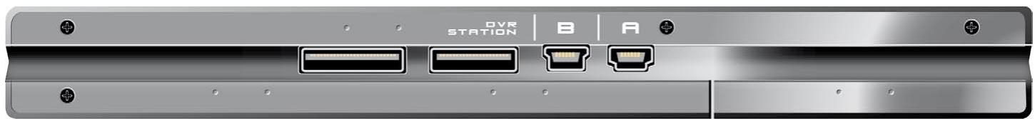 ARCHOS 704 TV - Underneath the device are several connectors: - 1