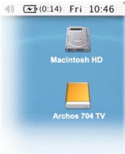 ARCHOS 704 TV - Mac® OS X (PC Hard Drive Mode Only) - 1
