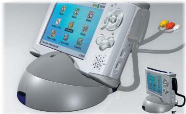 ARCHOS AV400/PMA400 TV CRADLE - How to connect - 1
