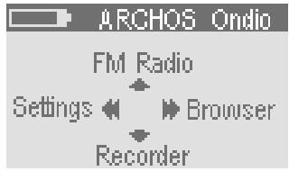 ARCHOS ONDIO - Buttons and Controls - 3