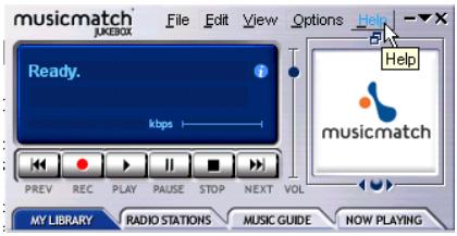 ARCHOS ONDIO - QUESTIONS ABOUT MUSICMATCH™? - 1