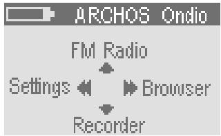 ARCHOS ONDIO FM RECORDER - Comment régler les paramètres - 1