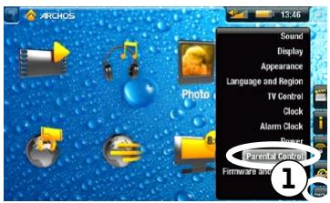 ARCHOS TV+ - DÉFINIR VOTRE CODE - 1