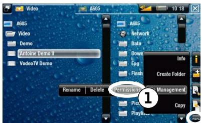 ARCHOS TV+ - MASQUER UN FICHIER OU UN DOSSIER - 1