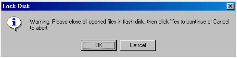 ARCHOS ARCFLASH - 3) Lock Disk - 1