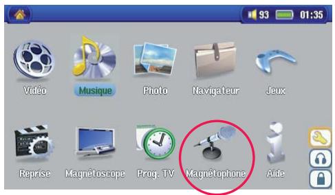 ARCHOS AV 700 - Procedure d'enregistrement - 1