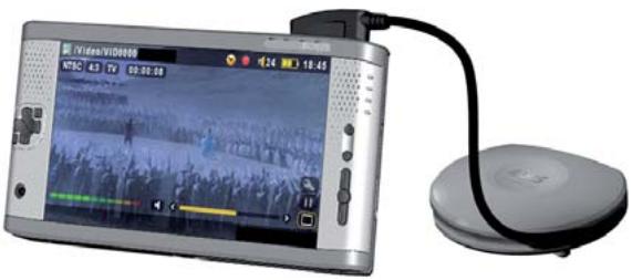 ARCHOS AV 700 TV - Docking Pod Cable Connections - 1