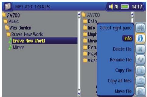 ARCHOS AV 700 TV - File and Folder Operations - 2