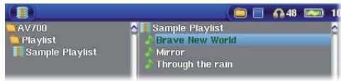 ARCHOS AV 700 TV - Playing a Playlist - 1